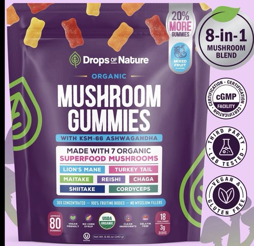 Natural mushroom supplement - mushroom,