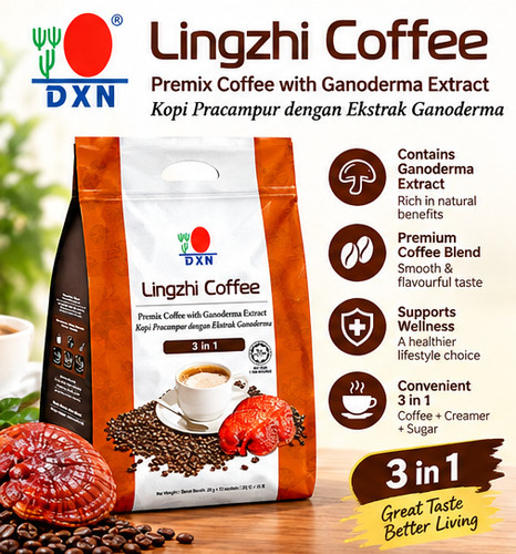 Dxn lingzhi coffee 1 - lingzhi, in