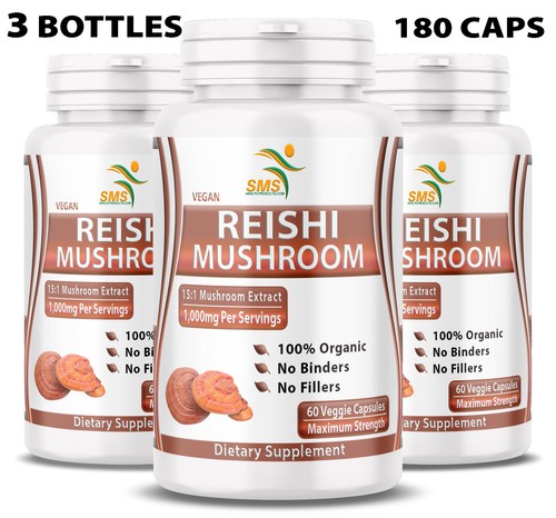180 organic reishi mushroom - organic,