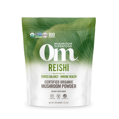 Mushroom superfood reishi - om,